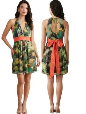 ANTHROPOLOGIE x EVA FRANCO Oroya Sleeveless Fit & Flare Dress - Size 4